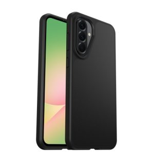 OtterBox 77-97791, 6.7 " React Samsung Galaxy A56 5G Case, Antimicrobial, DROP+ Military Standard, Raised Edges, Black, 7 Year Warranty