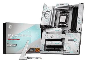 MSI B850 GAMING PLUS WIFI PZ, AMD Ryzen, 4x DDR5 256GB, 4x PCIe x16 slot, 3x M.2, 4x SATA 6G, 8x USB 2.0,  Wi-Fi 7, Bluetooth 5.4