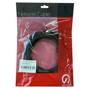 Shintaro Cat6 24 AWG Patch Lead Black 300MM - High Quality Short Ethernet Cable