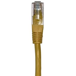 Shintaro Cat6 24 AWG Patch Lead Yellow 15M - High Quality Ethernet Cable for PoE and Networking