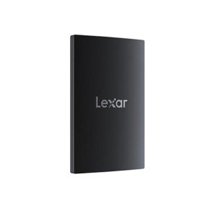 Lexar SL500 Portable SSD 2TB, with magnetic assembly for attaching to smartphones or camera with MagSafe. 5 year Wty, Black