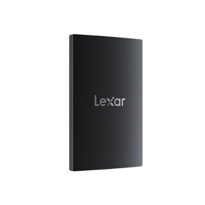 Lexar SL500 Portable SSD 1TB, with 256-bit AES encryption, 5 year limited warranty. Black