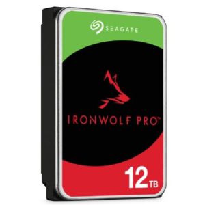 Seagate IronWolf Pro, NAS, Internal 3.5" HDD, 12TB, SATA 6Gb/s, 7200RPM, 256MB Cache, Limited 5 Year Warranty - SOH pricing only