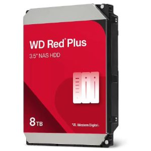 WD Red Plus WD80EFPX 8TB 5640RPM 256MB 3.5" NAS Internal Hard Drive, 3 Year Warranty  - SOH Pricing Only