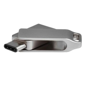 Shintaro 64GB Mini Dual Port Pocket Disk Drive - High-Speed Dual USB-C & USB-A, USB 3.0 Portable Storage