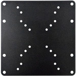 Atdec Accessory Adaptor Plate Black - VESA mounting hole configs up to 200 x 200