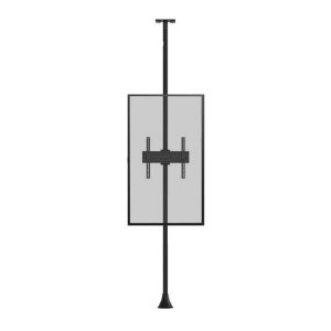 Atdec ADBS-1-4FCF Single Floor-to-Ceiling Mount. Max Load: 50kg. VESA up to 400x400. Black. 10 Year Warranty
