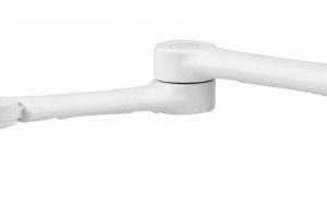 Atdec AF-AA Accessory Monitor Arm for AF-AT Desk Mount, White