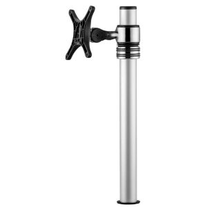 Atdec Single Monitor Short Arm Mount on Post. Inspected by MMT technical team product is in as new condition, box open only, full 10 year warranty.