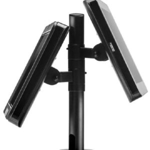 Atdec APAS-2-HS-P400 POS 400mm Pole with Two Display Heads, Max load: 10kg Per Display. VESA up to 100x100. 10 Year Warranty.