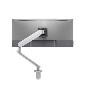 Atdec Ora High-Performance Dynamic Monitor Arm. Up to 35" screens, Max Load 8kg, F-Clamp Desk Fixing, VESA up to 100x100. Silver
