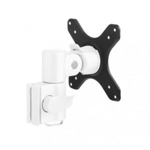 Atdec AWM-A13 130mm Short Swing Monitor Arm, Adjustable Tilt and Pan, White