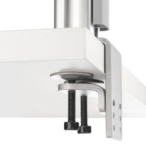 Atdec Heavy Duty F-Clamp Desk Fixing Silver