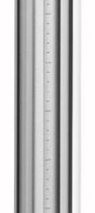 Atdec 400mm Medium Post With Guide Marks White