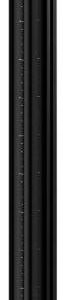 Atdec 750mm Tall Post With Guide Marks Black