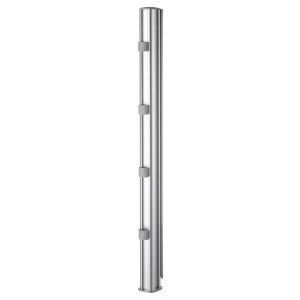Atdec 750mm Tall Post With Guide Marks Silver