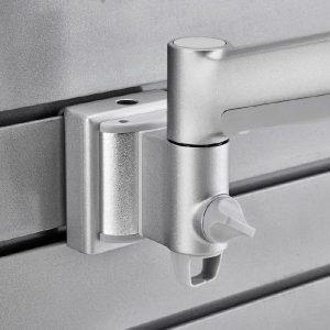 Atdec AWM-WS Slat Wall Adaptor Silver