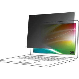 3M Bright Screen Privacy Filter 16", 16:10, Laptop, Anti-glare, Blue Light Reduction, Matte-to-Gloss, COMPLY Flip Attach Set, Adhesive Strips