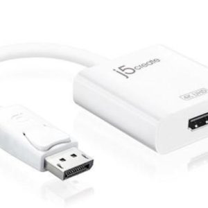 J5create JDA158 DisplayPort (DP) to 4K HDMI Active Adapter