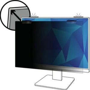 3M Privacy Filter 21.5", 16:9, Full Screen Monitor, Anti-glare, Blue Light Reduction, Matte-to-Gloss, COMPLY Magnetic Attach