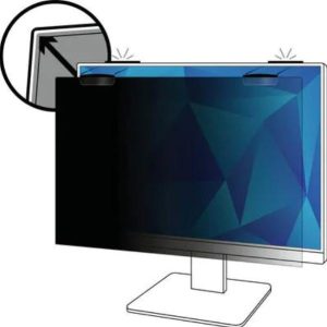 3M Privacy Filter, 24", 16:10, Full Screen Monitor, Anti-glare, Blue Light Reduction, Matte-to-Gloss, COMPLY Magnetic Attach