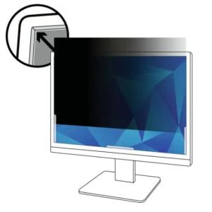 3M Privacy Filter for 28" Monitor with Large Display Attachment and Slide Mounts, 16:9