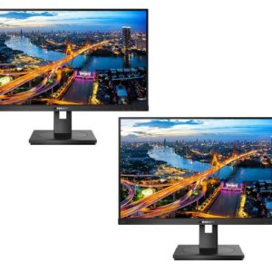 Philips 275B1 + 276B1 Daisy Chain Dual Monitor Bundle