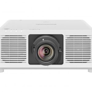 Panasonic PT-REQ10WE 1-Chip DLP Projector, 10,300lm, 4K Laser, 25,000:1, 240 Hz - White