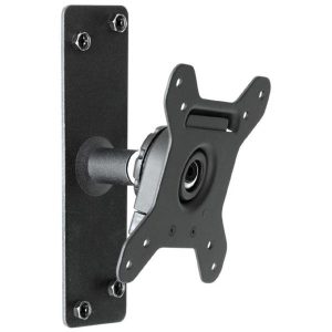 Atdec SD-WD Swivel Wall Mount. Max load 25kg. VESA 75x75 100x100. Black