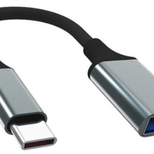 Shintaro USB-C to USB-A OTG Adapter - 15cm USB 3.0 Aluminum Connector for External Drives, Flash Drives, Keyboards, and OTG Enabled Devices