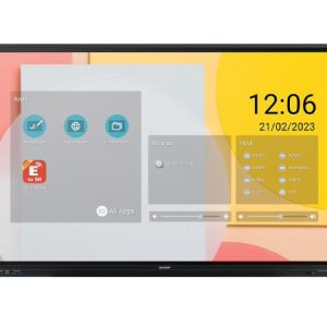 Sharp PN-LC862 86" Interactive Touch Display, 4K UHD(3840 x 2160), 450-cd/m2 Brightness, IPS, 3-8% Haze Non-Glare, 800x400 VESA, 16/7 3Yr Warranty