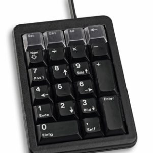 Cherry Numeric Pad 21 Keys USB Black includes 4 function keys -2 year warranty