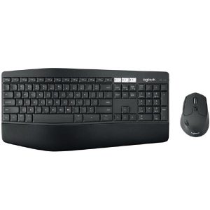 Logitech Wireless Keyboard & Mouse Combo, MK850 Desktop, Black, USB Receiver and Bluetooth (Powered by 2+1 xAAA) - 1 Year Warranty