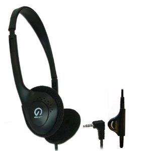Shintaro Lightweight Headphones with Volume Control and 3.5mm Audio Jack, Flexible Headband, 2.5m Cord, Ideal for Office and Classroom Use
