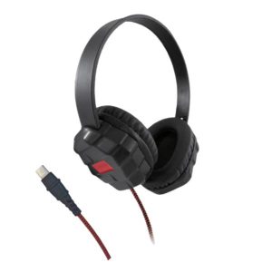 Shintaro Rugged Kids Headset with Enhanced USB-C Reinforcement, 40mm Drivers, Twistable Headband, Volume Cap, 1.5M Cable for Smartphones, Tablets & PC