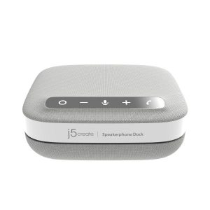 J5create JCDS335 USB-C 4K Speakerphone Dock (USB-C 3.2 Gen 2, USB-A 3.2 Gen 2, RJ45 Gigabit Ethernet & HDMI)