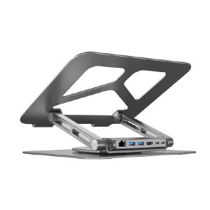 Unitek USB-C, 4K Laptop Docking Station, 60Hz, USB3.0 x2, HDMI2.0, Gigabit Ethernet, 100W, Grey