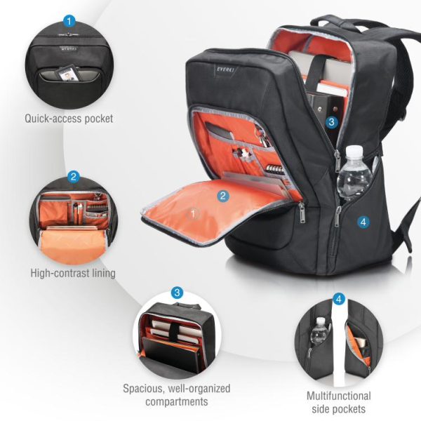 Everki Advance Laptop Backpack up to 15.6-Inch - Image 3