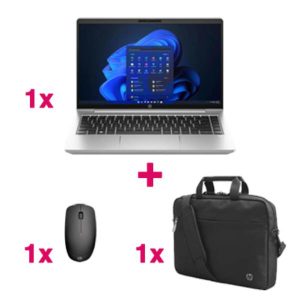HP Probook 440 G10 -AP3Y9AT- Intel i5-1334U / 16GB (16GBx1) 3200MHz / 512GB SSD / 14" FHD /  W11P / 1-1-1 + HP Wireless Mouse + HP 14" Laptop Bag