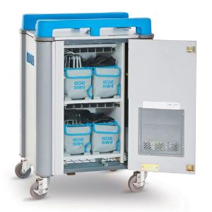 LapCabby TabCabby 20 Vertical with 4 x portable baskets for 20 x devices up to 11"