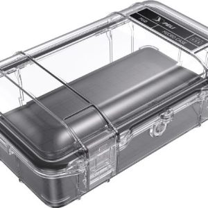 Pelican M60 Waterproof Hard Micro Clear Case with Black Liner