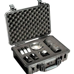 Pelican 1500 Case - With Foam, Black