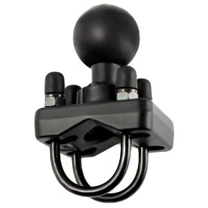 RAM Double U-Bolt Ball Base for 1" - 1.25" Rails - C Size