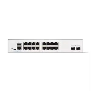 Cisco Catalyst 1200, 16-Port Managed Switch with 16 Gigabit Ethernet PoE+ with 120W Power Budget and 2 SFP Ports