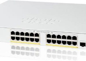 Cisco Catalyst 1200, 24-Port Managed Switch with 24 Gigabit Ethernet PoE+ with 375W Power Budget and 4 SFP+ Ports