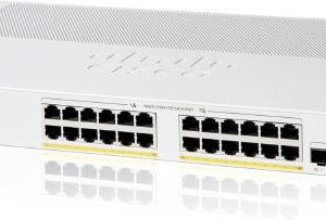 Cisco Catalyst 1200, 24-Port Managed Switch with 24 Gigabit Ethernet PoE+ with 195W Power Budget and 4 SFP Ports