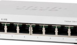 Cisco Catalyst 1200, 8-Port Managed Switch with 8 Gigabit Ethernet Ports
