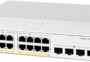 Cisco Catalyst 1300, 16-Port Managed Switch with 16 Gigabit Ethernet PoE+ with 120W Power Budget and 4 Gigabit SFP+ Ports