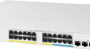 Cisco Catalyst 1300, 24-Port Managed Switch with 16 Gigabit Ethernet PoE+, 8 (2.5G) PoE+ and 4 Gigabit SFP+ Ports with 375W Power Budget