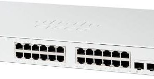 Cisco Catalyst 1300, 24-Port Managed Switch with 24 Gigabit Ethernet and 4 Gigabit SFP Ports